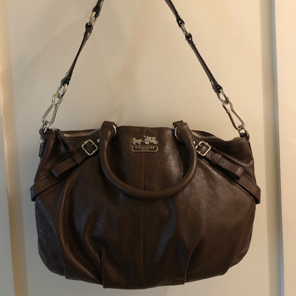Vintage 2000s Brown Leather Coach Purse